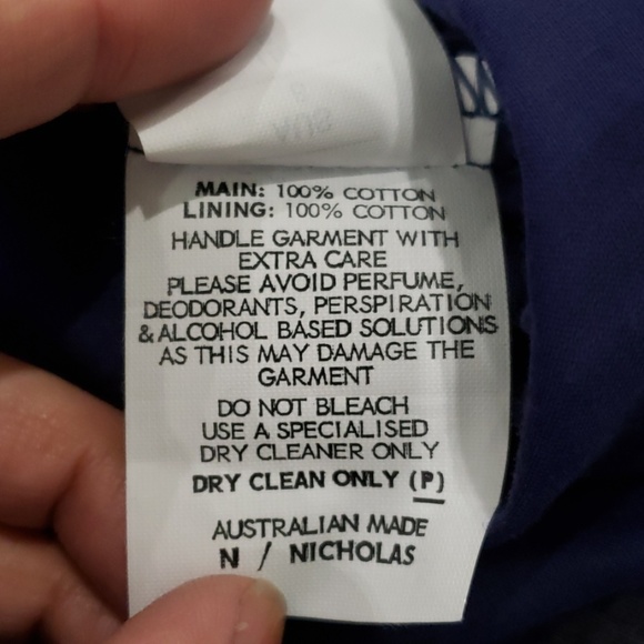 Nicholas Casper Frayed V-Neck Dress Navy - Picture 7 of 8